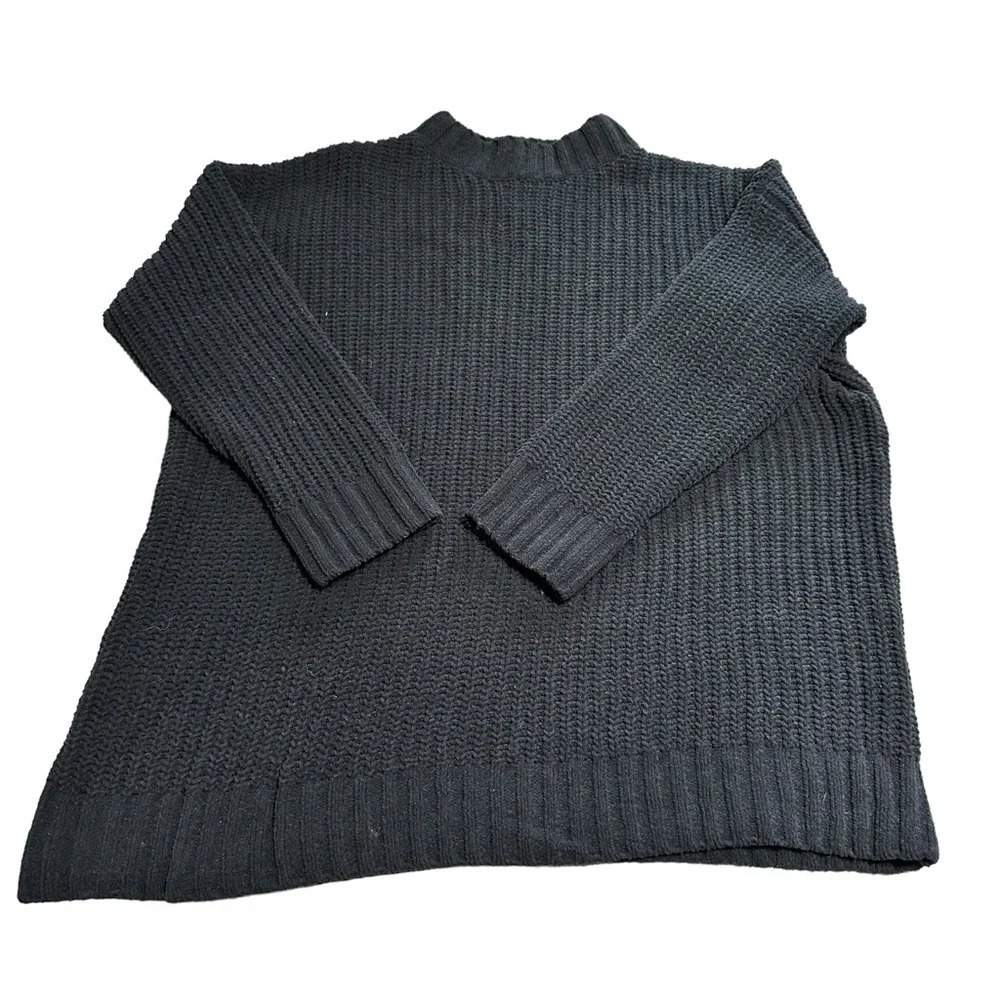 Arizona Jena Co women's size large black knit sweater